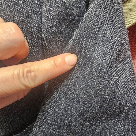Brooks Brothers Lambswool/Alpaca Herringbone Blazer 42R Gray Quiet Luxury USA - Picture 15 of 15